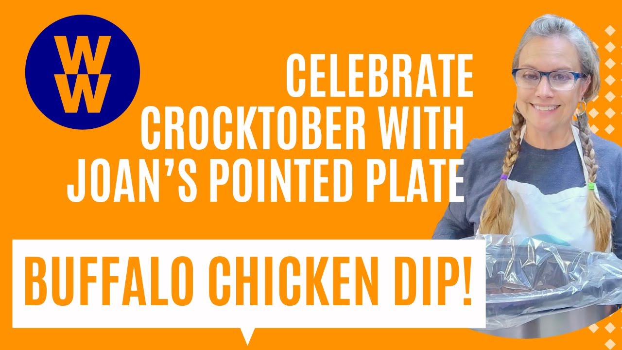 BUFFALO CHICKEN DIP! Crocktober with Joan's Pointed Plate