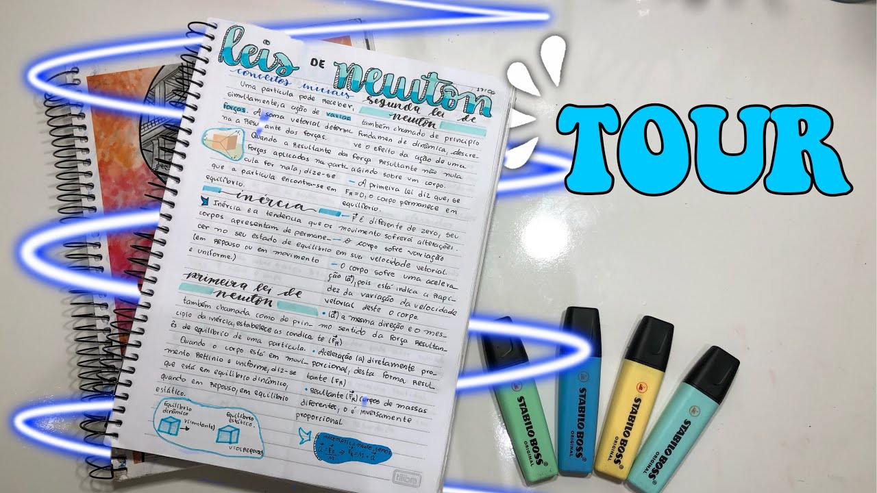 TOUR pelos meus CADERNOS de 2019