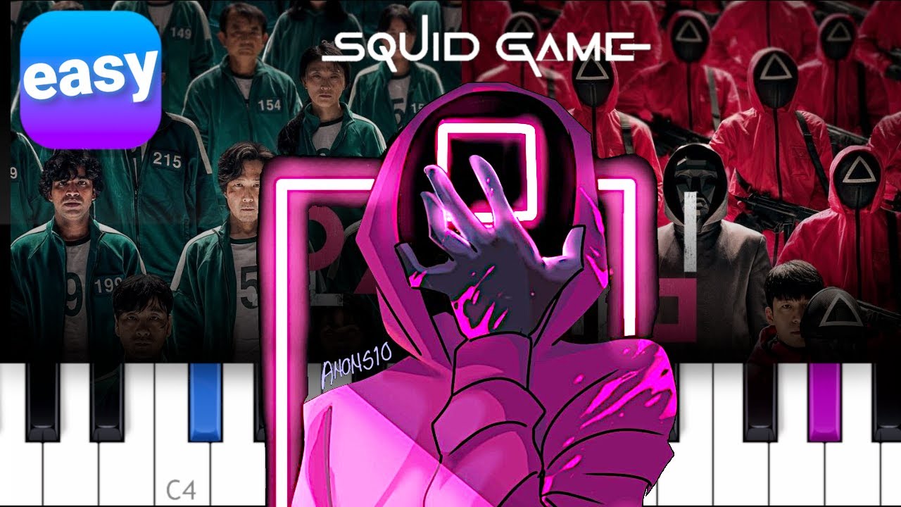 Squid Game OST - Way Back Then EASY PIANO TUTORIAL