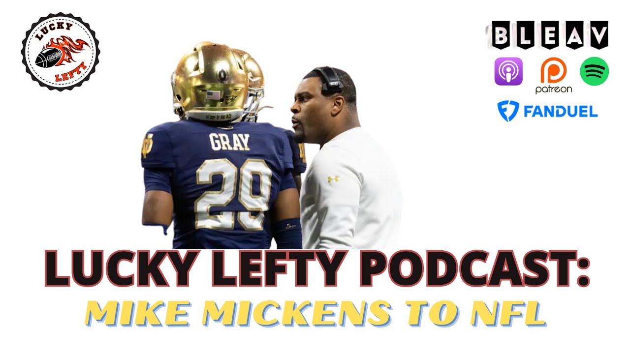MIKE MICKENS DEPARTS NOTRE DAME FOR THE NFL/ WHO WILL REPLACE HIM? #notredame
