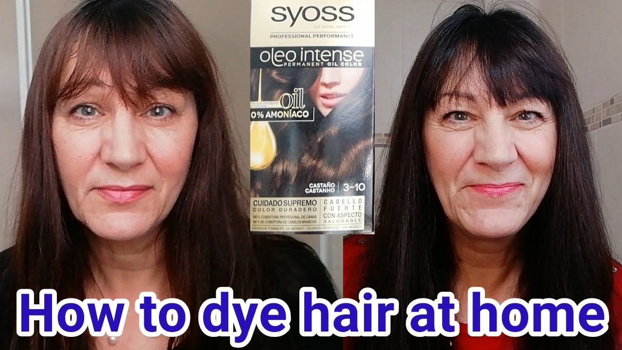 How to dye hair at home