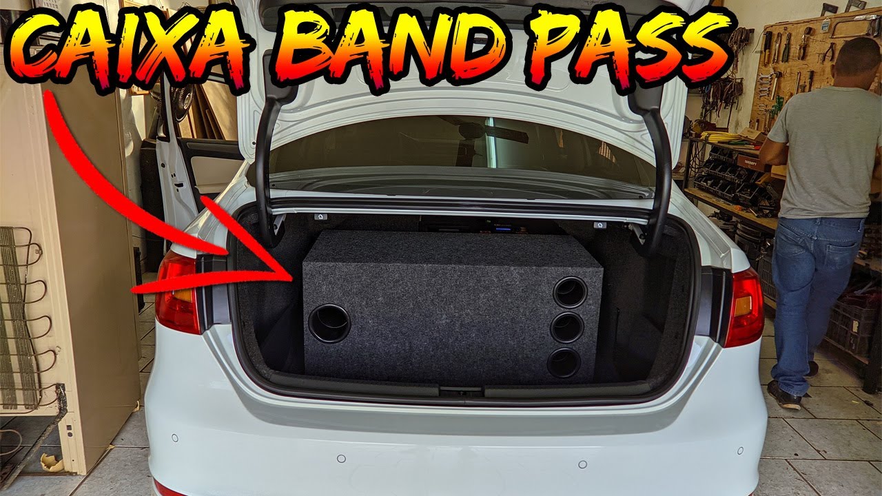 CONHEÇA A CAIXA BAND-PASS 6ª ORDEM TOCANDO MUITO FORTE NO JETTA COM APENAS UM SUB DE 1500W 12