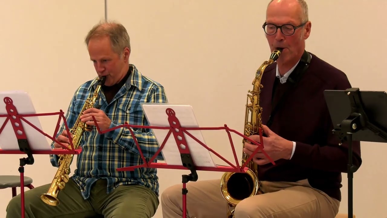 Jos Engelhard presenteert fragmenten gespeeld door 3 ensembles. Nijmegen 2026.
