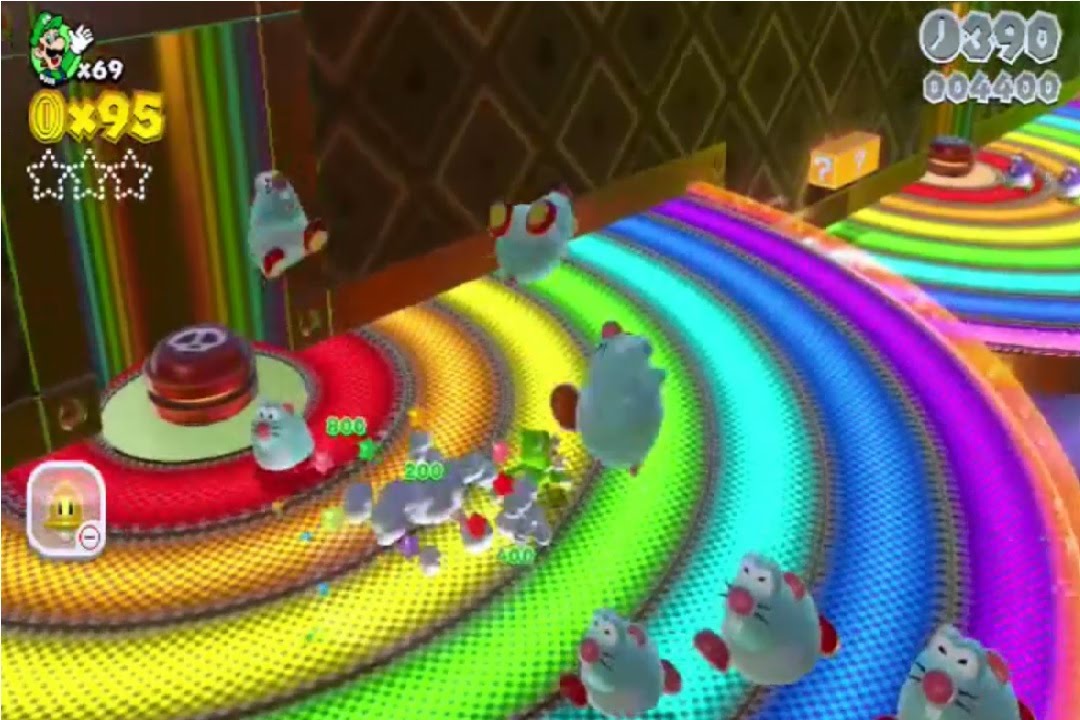 Super Mario 3D World - Stern-1 - Reise durchs Regenbogenland