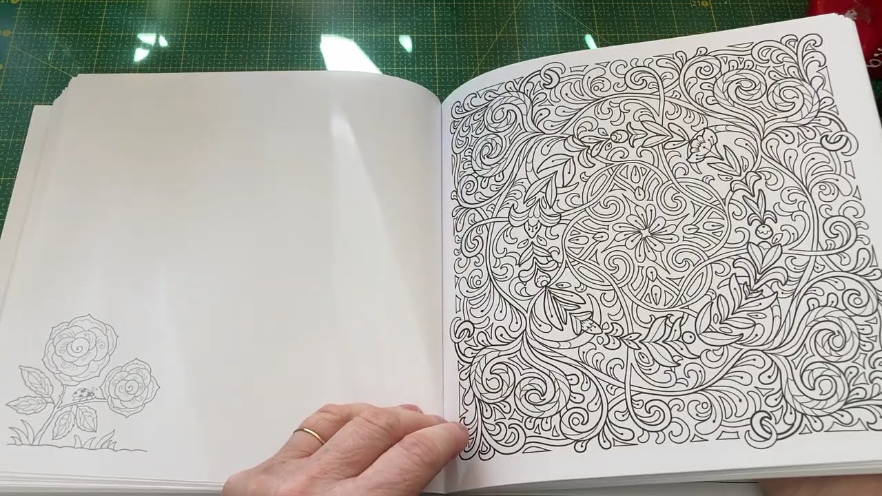 Garten gluck-Ursula Schwab -listování/flip through  #malbuch #listování #flipthrough #coloringbooks