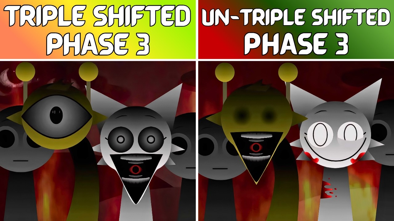 Sprunki Triple Shifted Phase 3 vs Un-Triple Shifted Phase 3: Who Nails It?