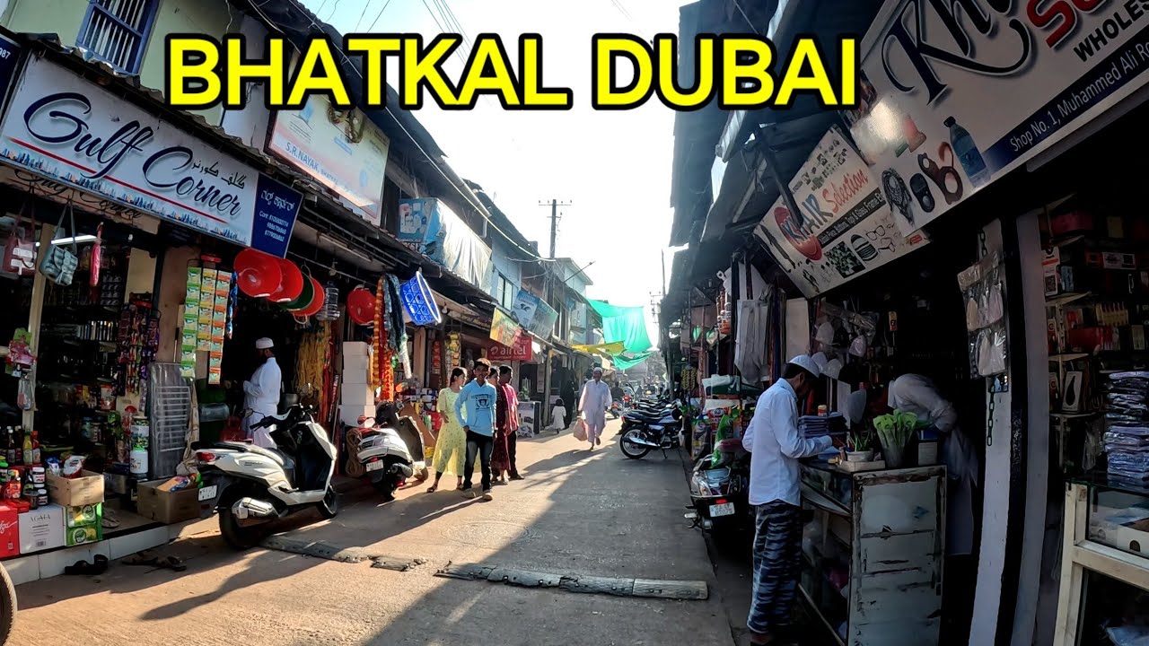 Today we visited Dubai Mall of Bhatkal! , Walking Tour Karnataka City Bhatkal India, Saifan H Vlogs