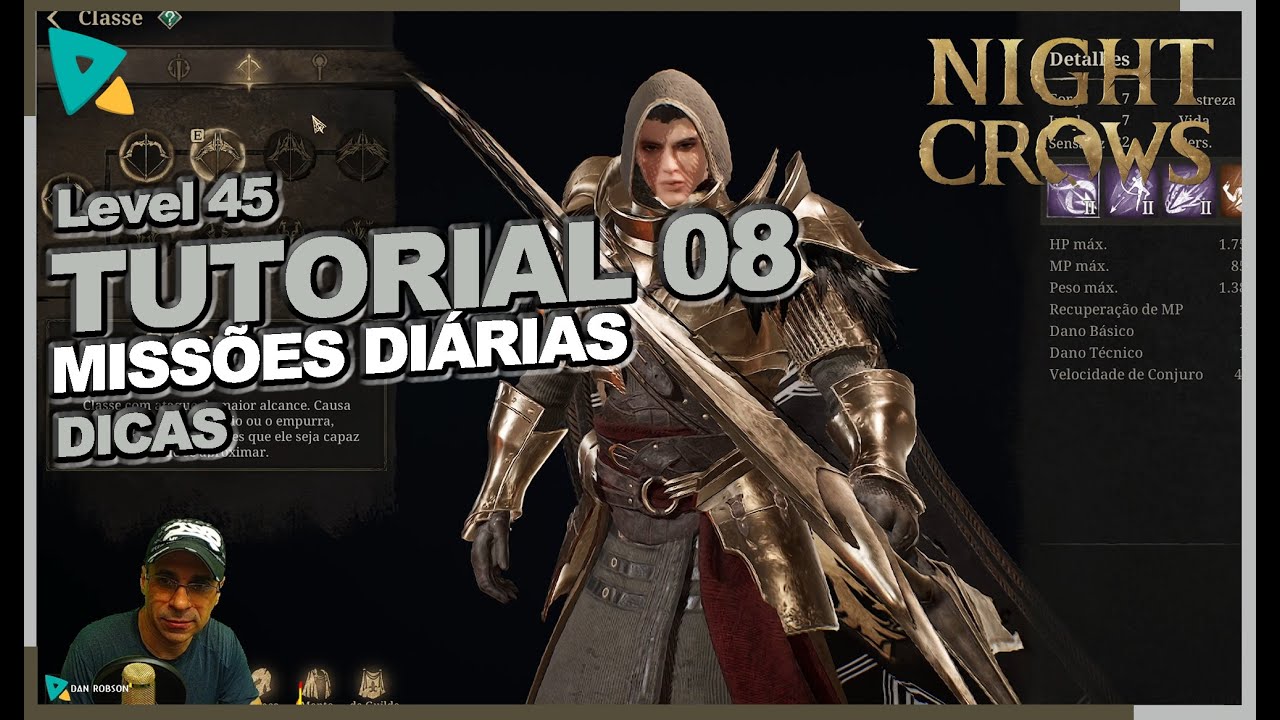 NIGHT CROWS - CRIANDO CONTA DO ZERO - TUTORIAL 08 - O QUE FA&Ccedil;O TODO DIA NO JOGO + DICAS !!