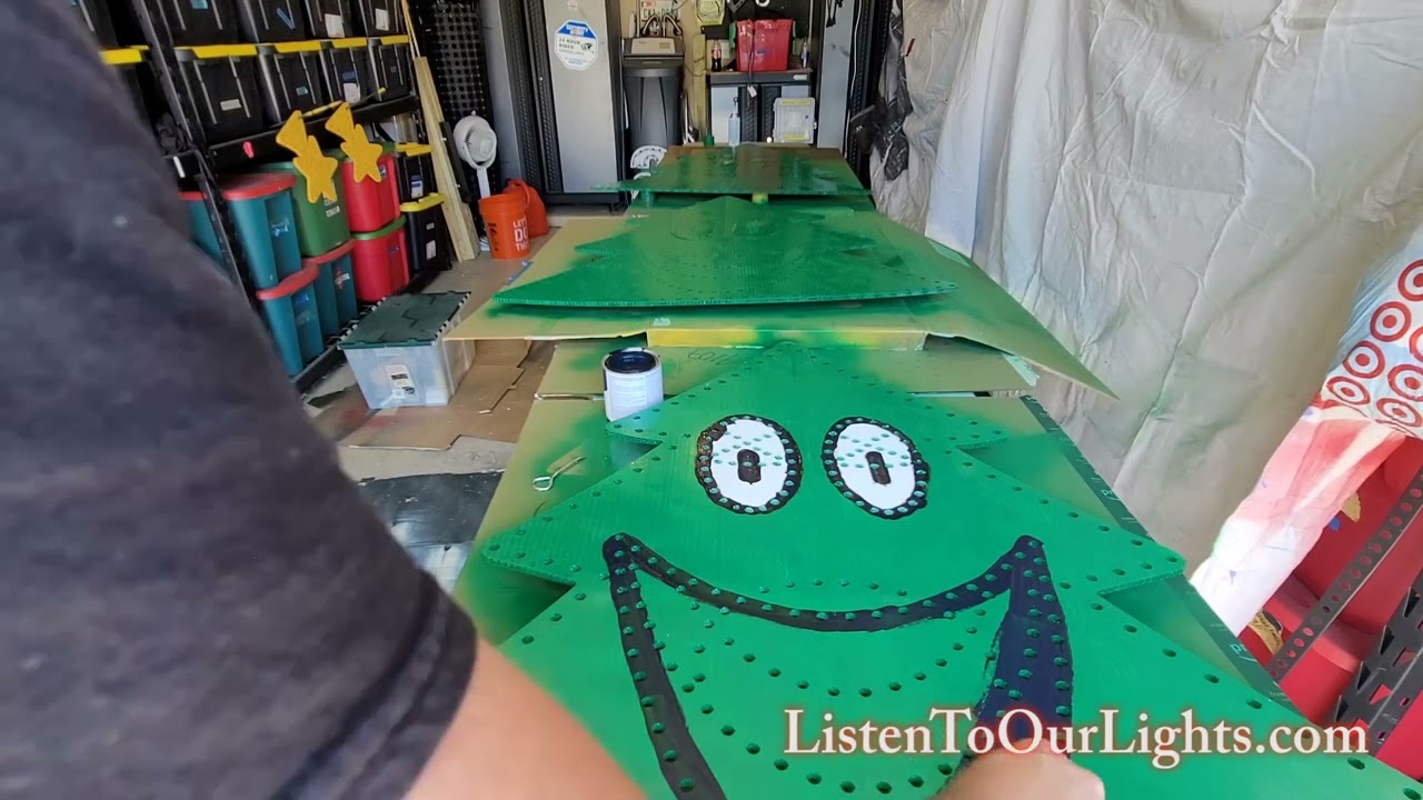Painting Three Singing Trees from EFL Designs