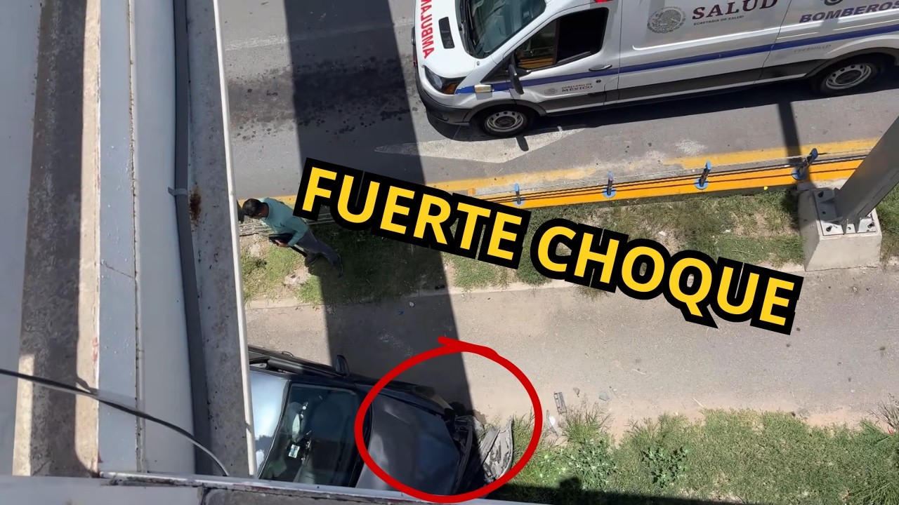🚘‼️ Fuerte choque en carretera a Plateros.