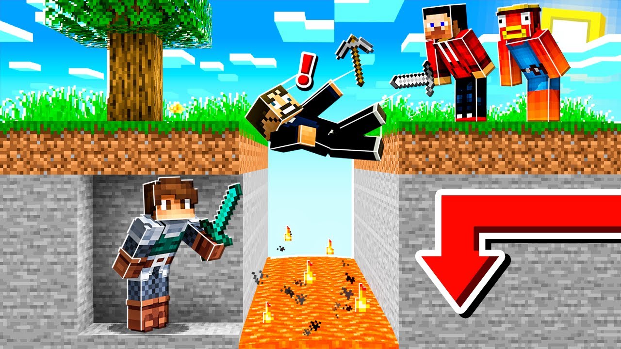 SECRET KILLER vs 3 HUNTERS (Minecraft Moles)