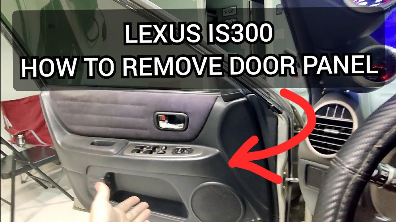 Lexus IS300 How To Remove The Front Door Panel