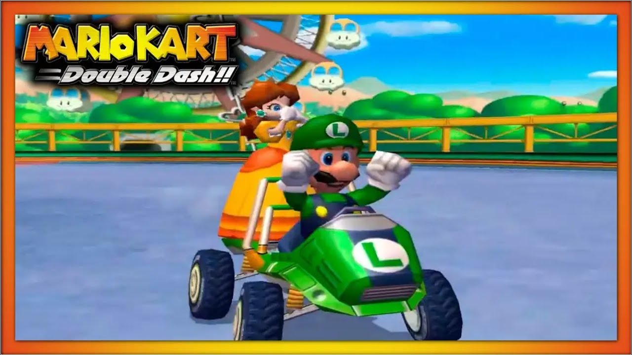 Mario Kart Double Dash!! (Luigi and Daisy) - Mushroom Cup 50cc