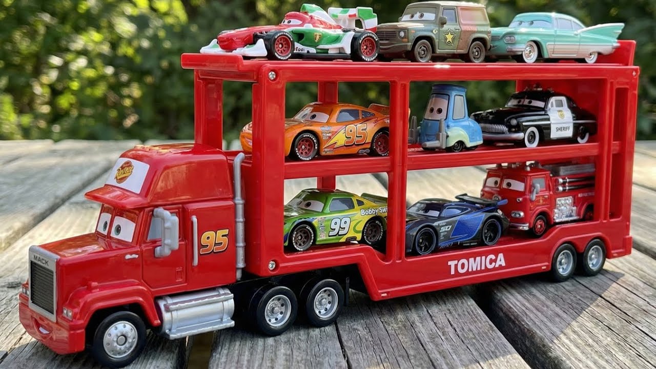 Disney Pixar Cars toys Review | Lightning McQueen, Finn McMissile, Mack, Doc Hudson,Cruz Ramirez