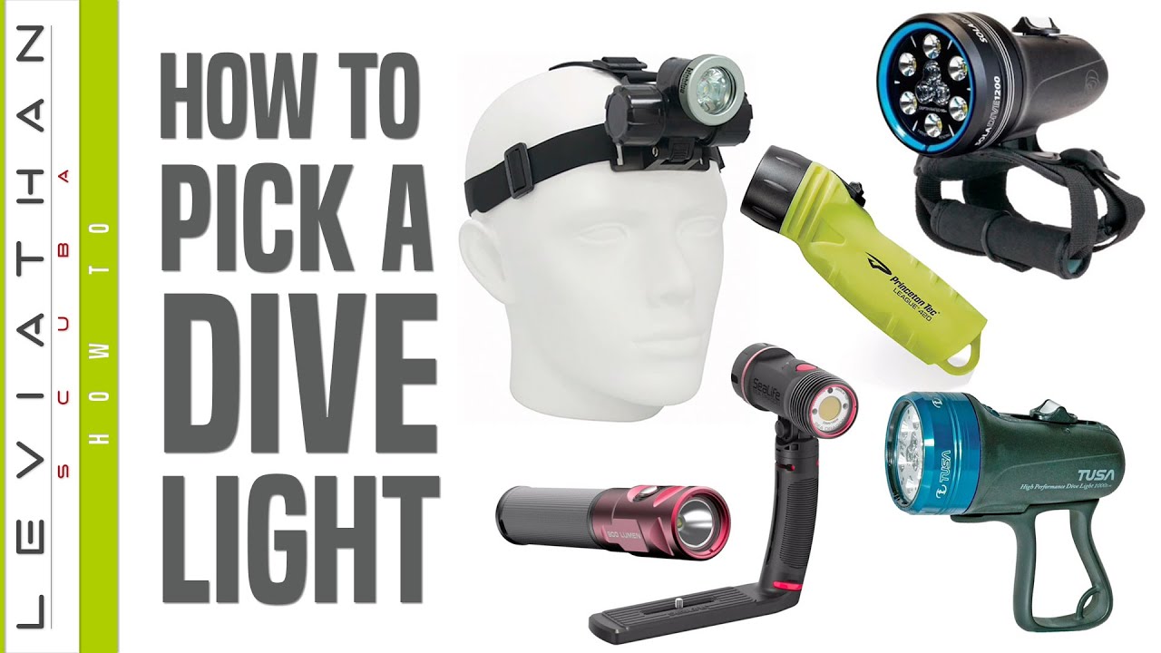 How to Choose a Dive Light - Don't be left in the dark with the wrong light.