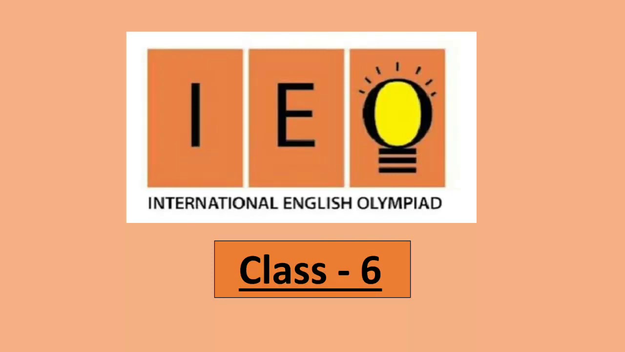 IEO Class 6 Question paper. International English Olympiad exam