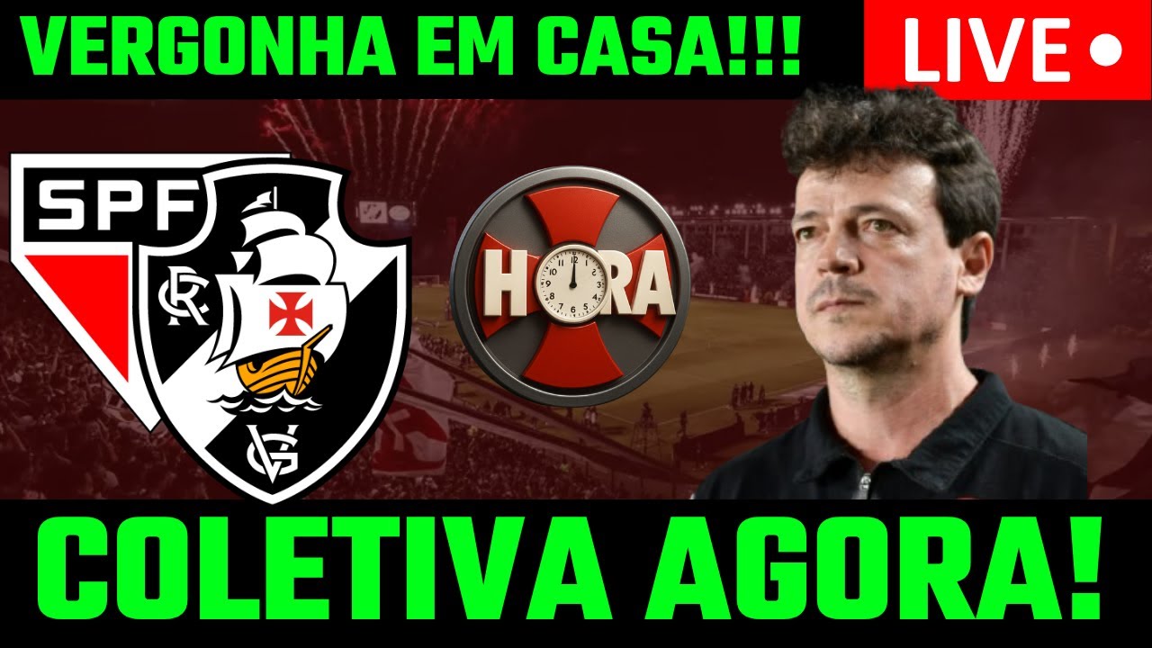 COLETIVA AGORA!!! DIRETO DE S&Atilde;O JANU&Aacute;RIO - P&Oacute;S JOGO A HORA DO VASCO