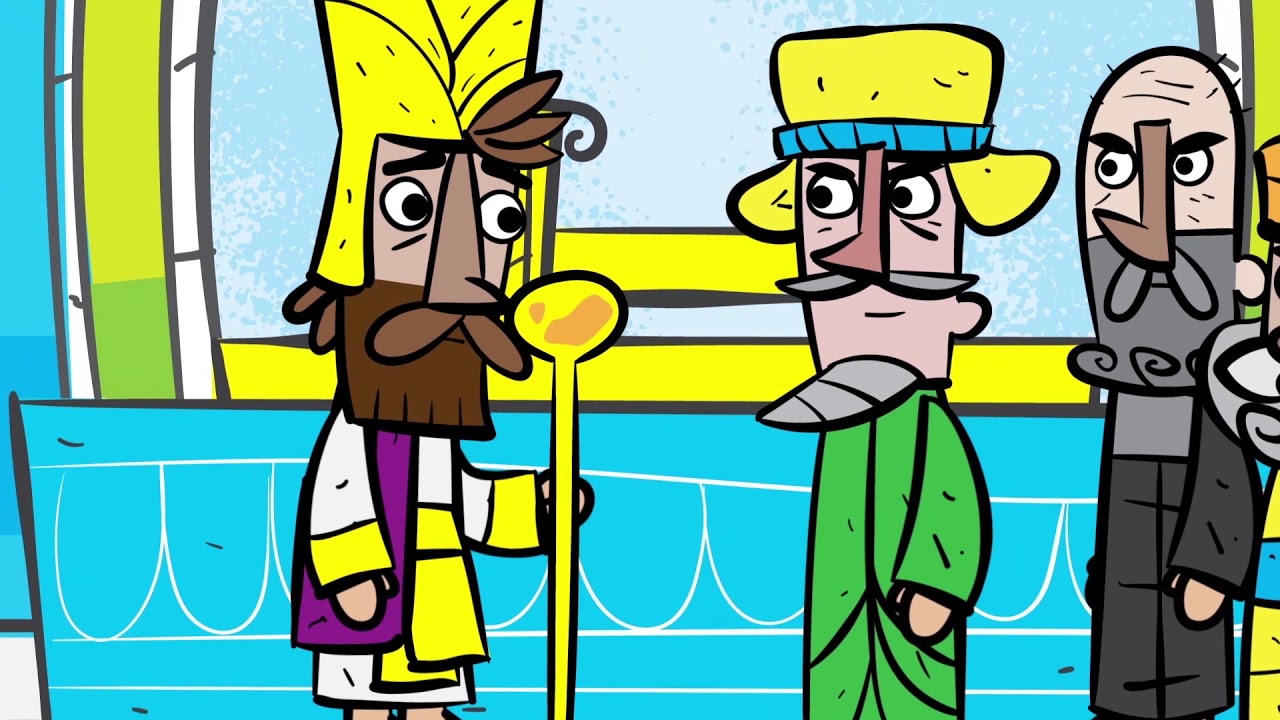 Historias de la Biblia - Daniel en el foso de los Leones