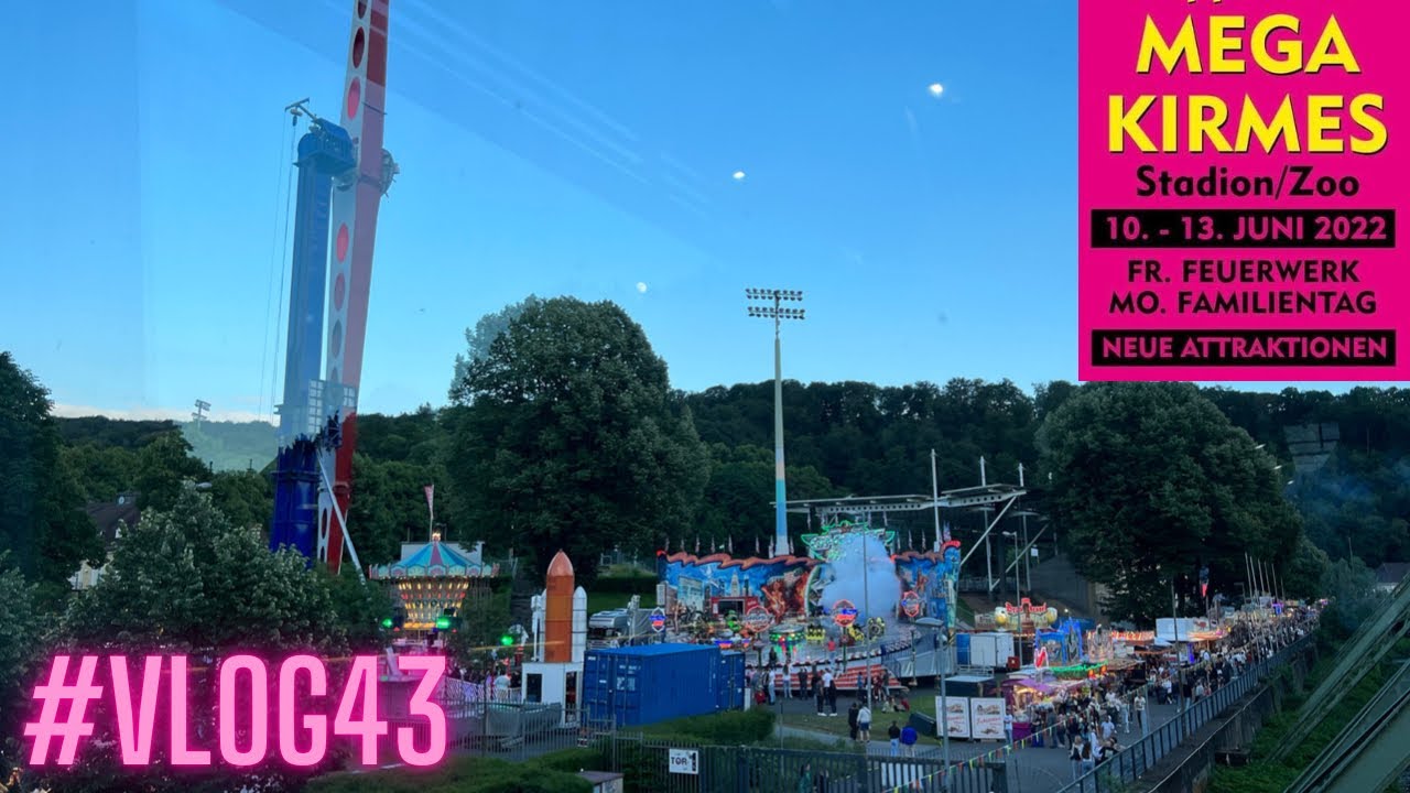 Mega Kirmes Wuppertal 2022😎 - Meine erste Fahrt mit Hurricane🌪 #vlog43