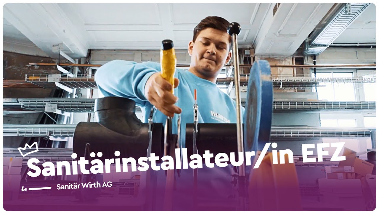 Sanit&auml;re Anlagen bauen als Sanit&auml;rinstallateur/in EFZ | Lehrstellenvideo | Yousty
