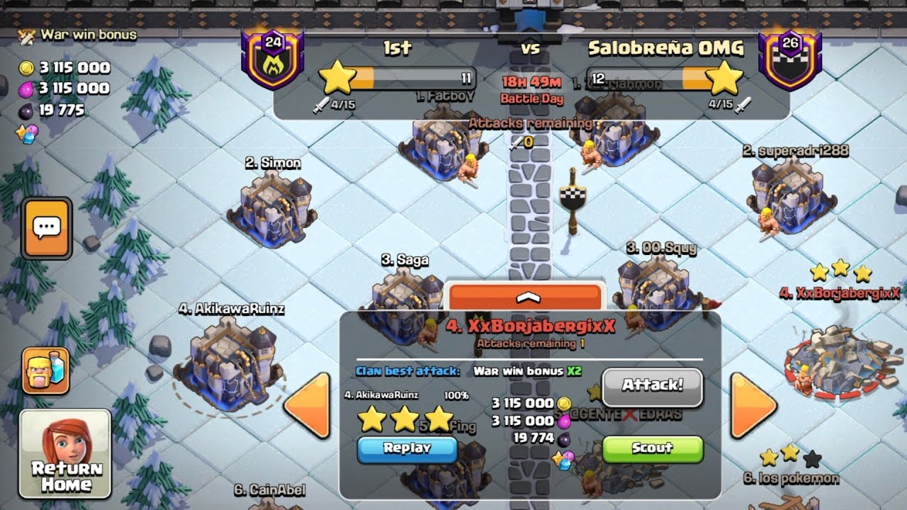 COC - Last Day of CWL! Got 3 Stars with This Amazing Thrower Strategy!