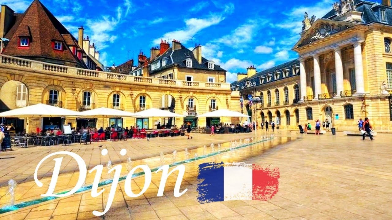 Dijon, France - Walking in the city center