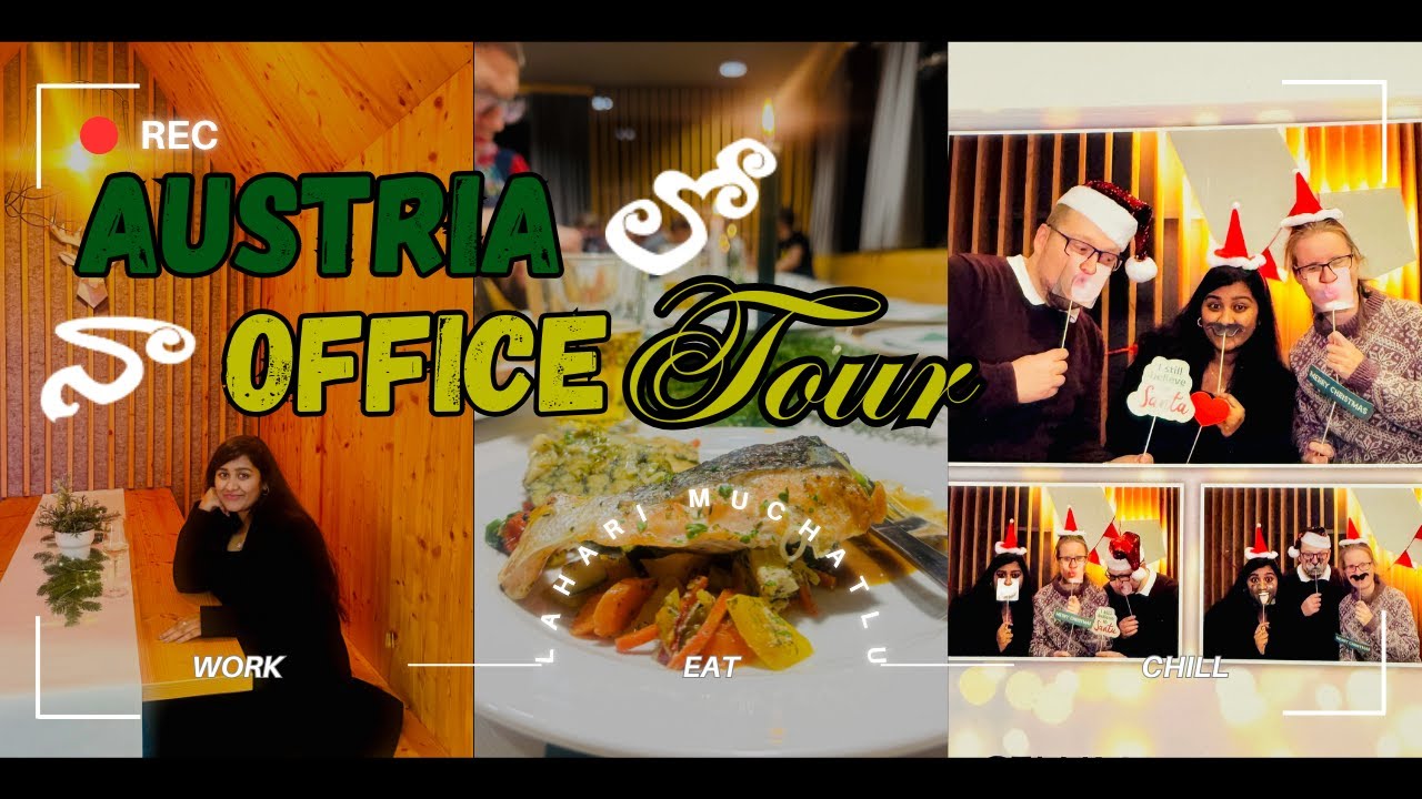 Austria లో software offices ఇలా ఉంటాయి🧐♥️, alcohol vuntundha office lo😱?? #trendingvideo #officetour
