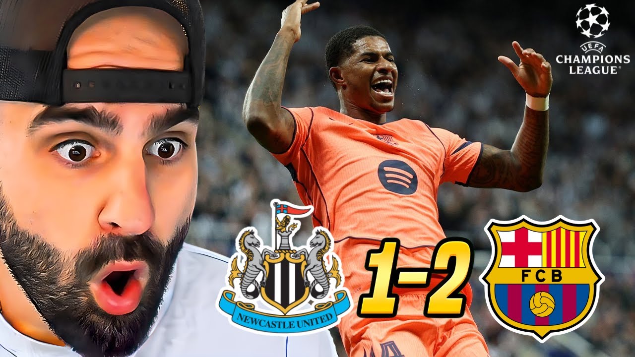 ФК «Барселона» ОГРОМНАЯ ПОБЕДА над «Ньюкаслом» 2:1 | МАРКУС РЭШФОРД ВАУ...