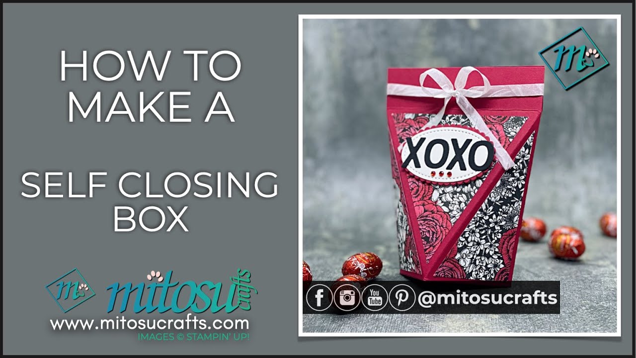 How to make a Self Closing Gift Box