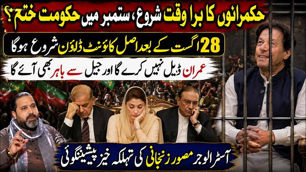 Imran Khan Release in September? Govt in Trouble | Musawar Zanjani Prediction