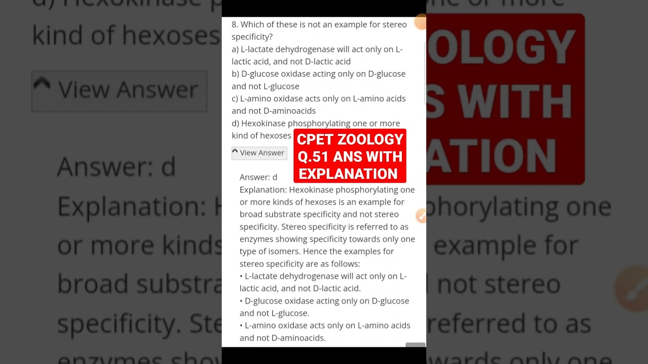 CPET IN ZOOLOGY 2022 ANS KEYS #pg#youtubeshorts#cpet #cpet2022 #pgexam #shorts#mscexam#only4study