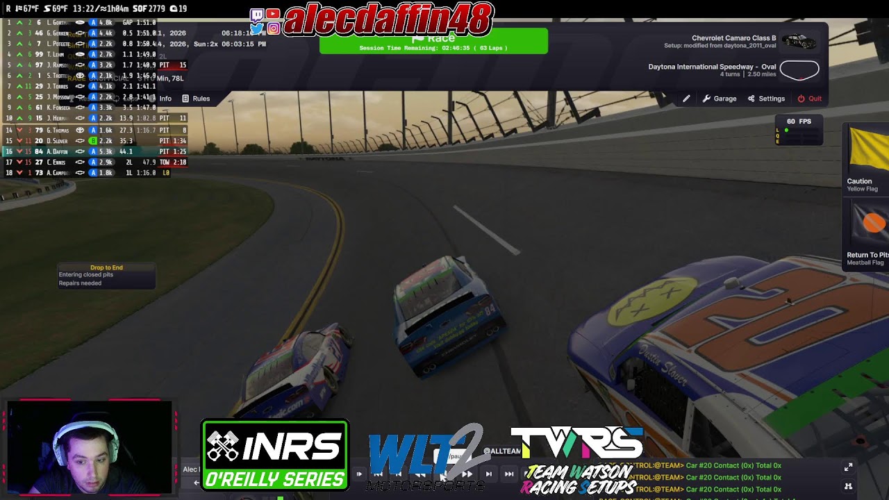 INRS O'Reilly Series @ Daytona - Race 1/33
