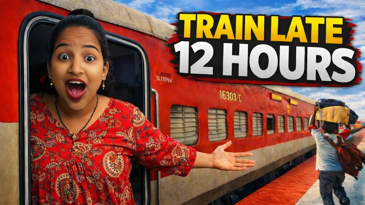 12 Hours Late Train 😳 | Sujangarh to Mumbai Journey | Real Travel Experience | #shivanivlogs #vlog 