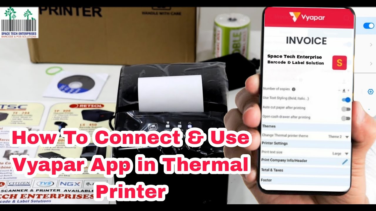 Vyapar App How To Use Retsol RTP82U Bluetooth vyaparapp 3