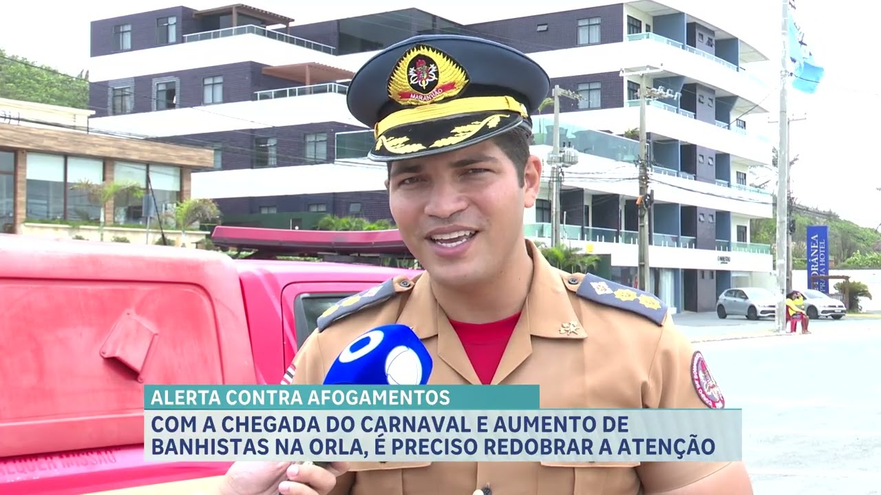Corpo de Bombeiros reforça ações de segurança nas prais de São Luís durante o carnaval