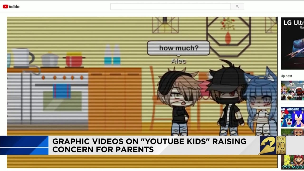 Graphic videos on YouTube Kids raising concern for parents
