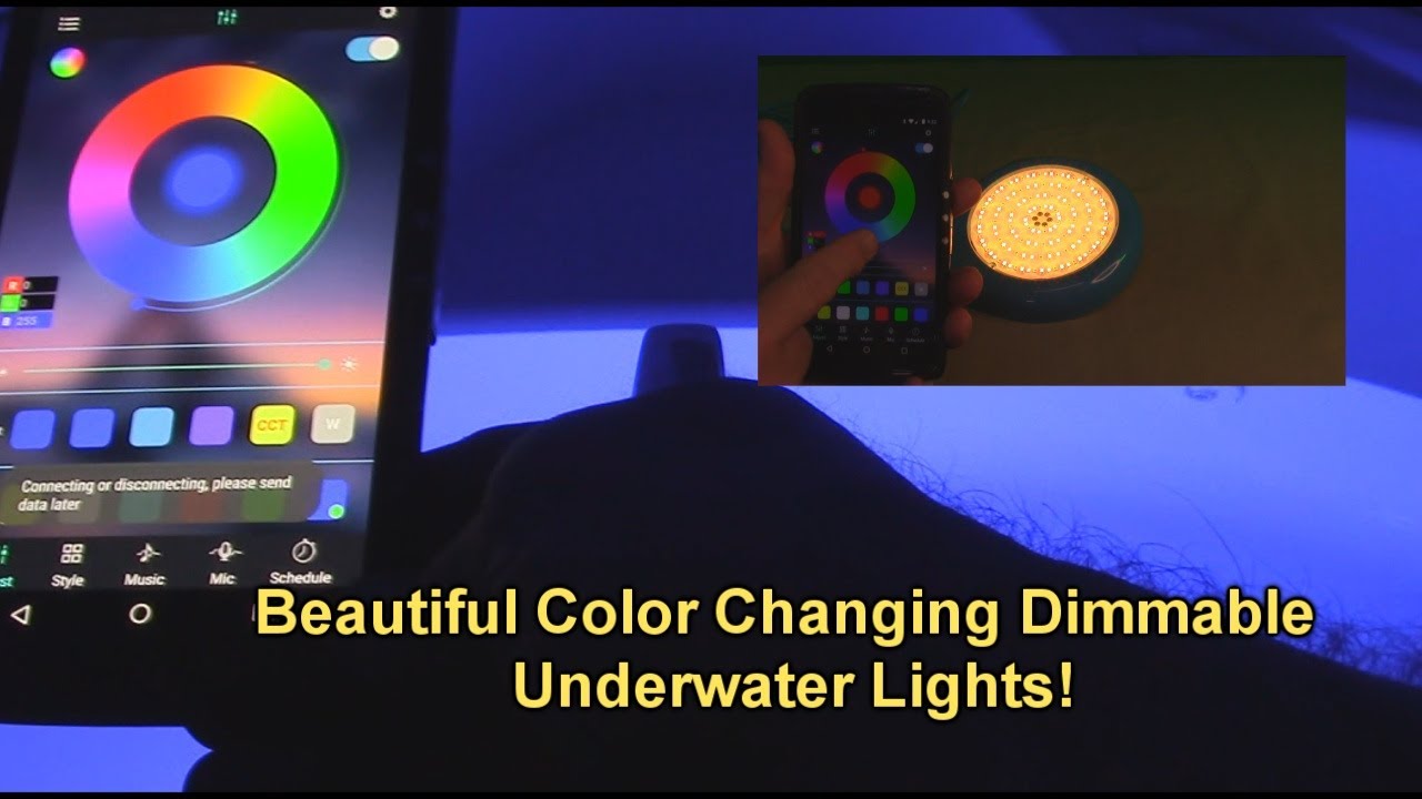 LyLmLe 10W Hanging LED Pool Light Color Changing Dimmable APP Control 26ft Cord, Water Safe REVIEW