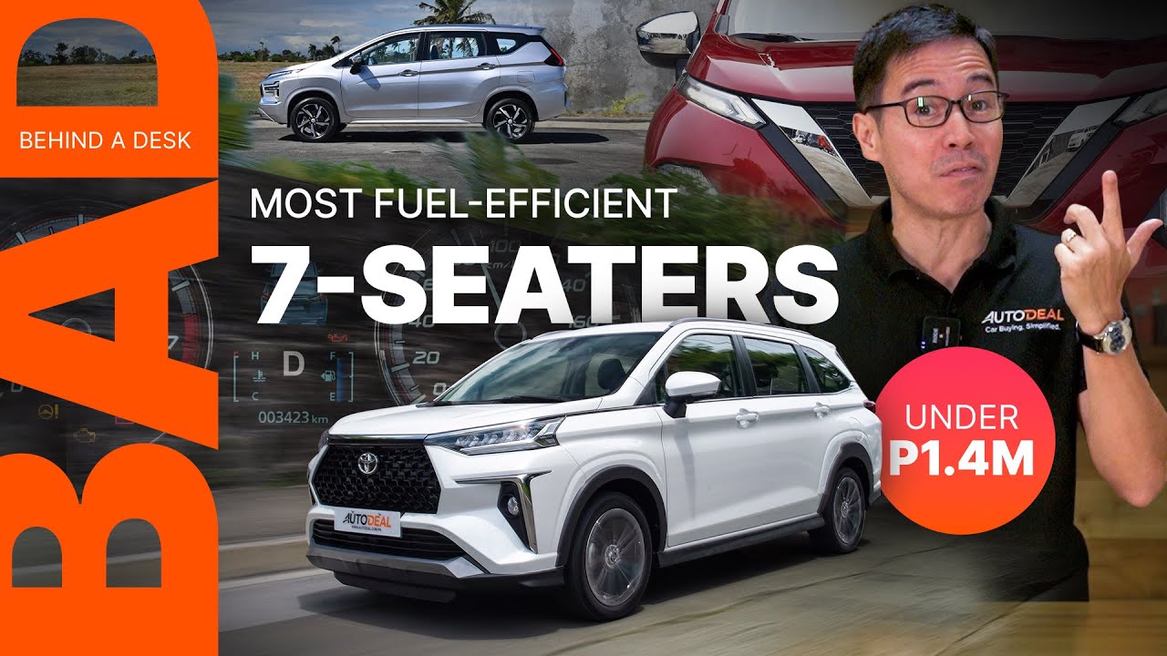Fuel-Efficient 7-seater Cars Under P1.4 Million in the Philippines | Behind A Desk