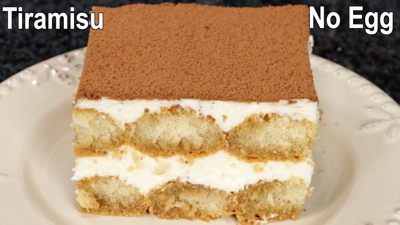 Tiramisu Recipe Without Mascarpone Cheese and Eggs | How to Make Tiramisu