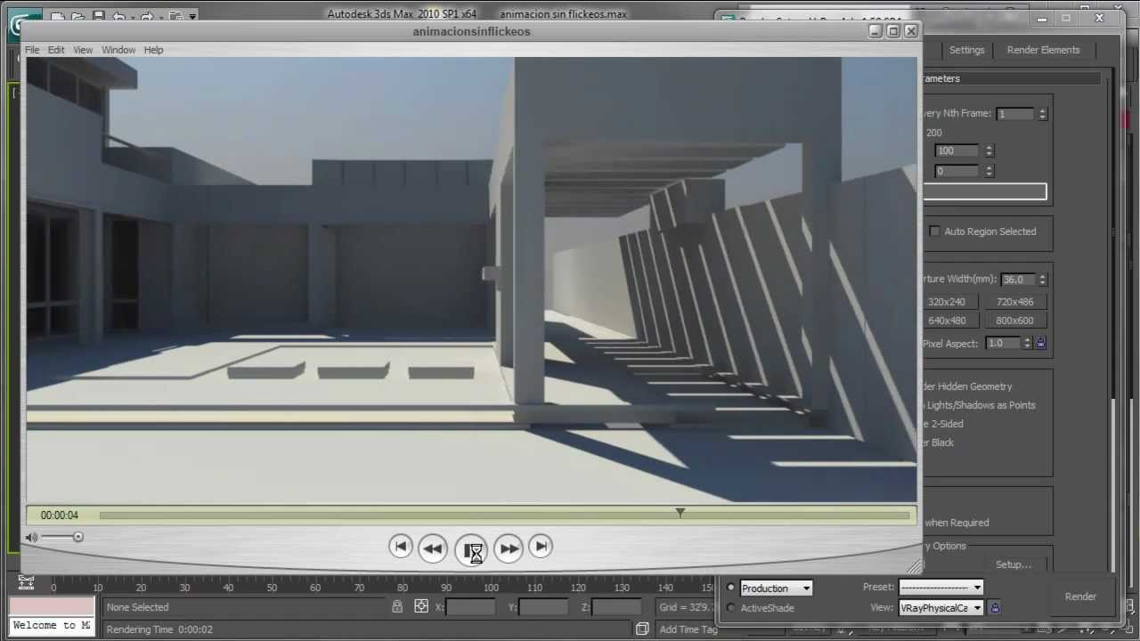 Animaciones con Vray Tutorial