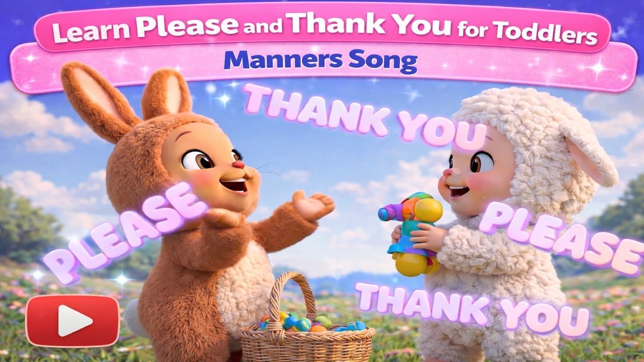 Learn Please and Thank You for Toddlers |  Manners Song & Sharing with The Sunny Squad