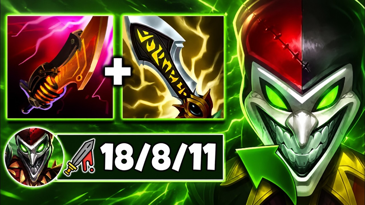 THIS IS MY NEW FAVORITE SHACO BUILD... (FULL AD CRIT BUILD?!)