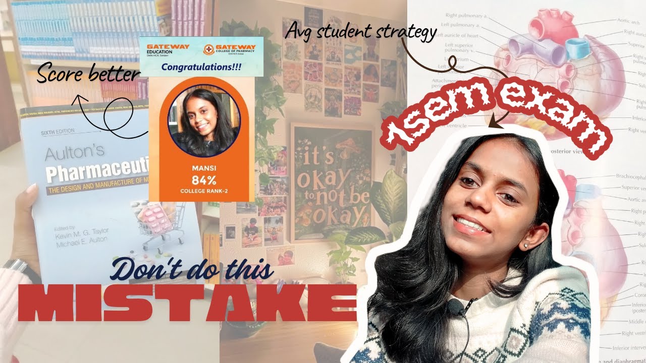 B.Pharm 1st Sem Exams hack  : What to Study & Best Resources | books | topper's trick