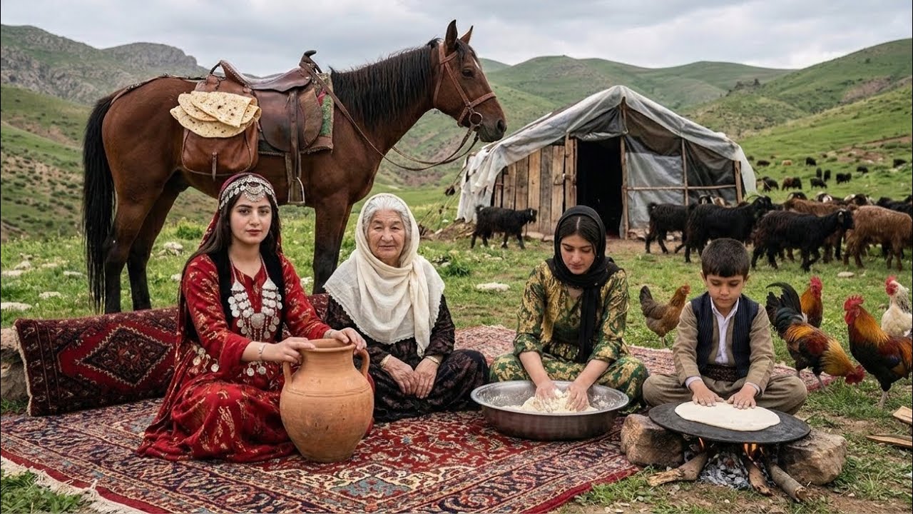 Daily Village Life in a Mountain Village in Northern Iran | Simple Rural Living