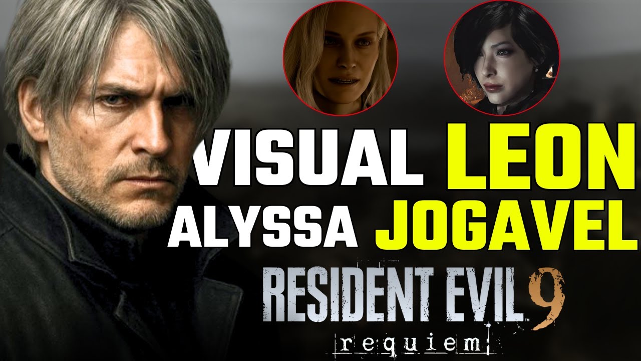 RESIDENT EVIL 9 REQUIEM: NOVO VISUAL DO LEON, ALYSSA JOGÁVEL & MUITO MAIS!