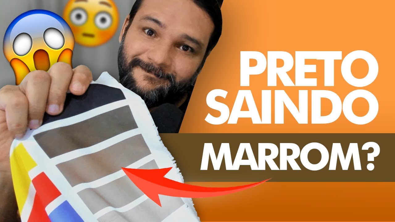 Preto saindo marrom na sublimação - SUPER DICA