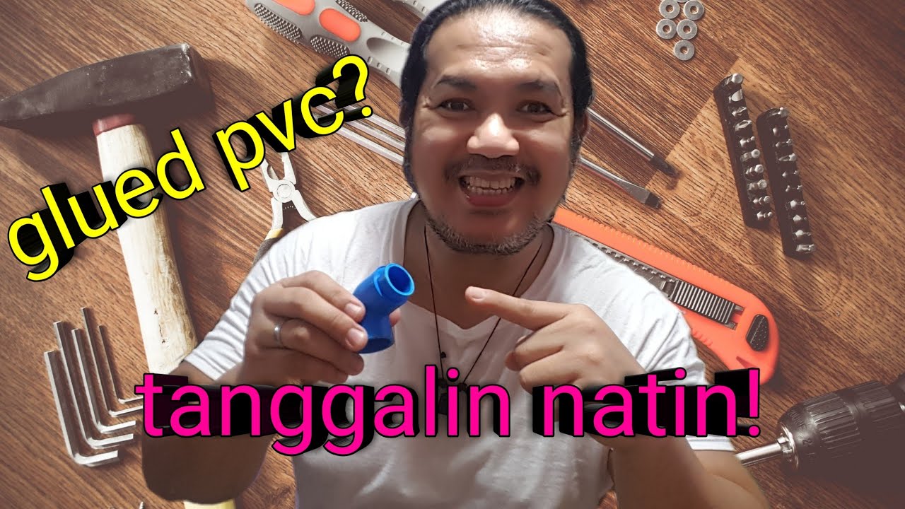 paano tanggalin ang nadikit na pvc? #diy #pvc