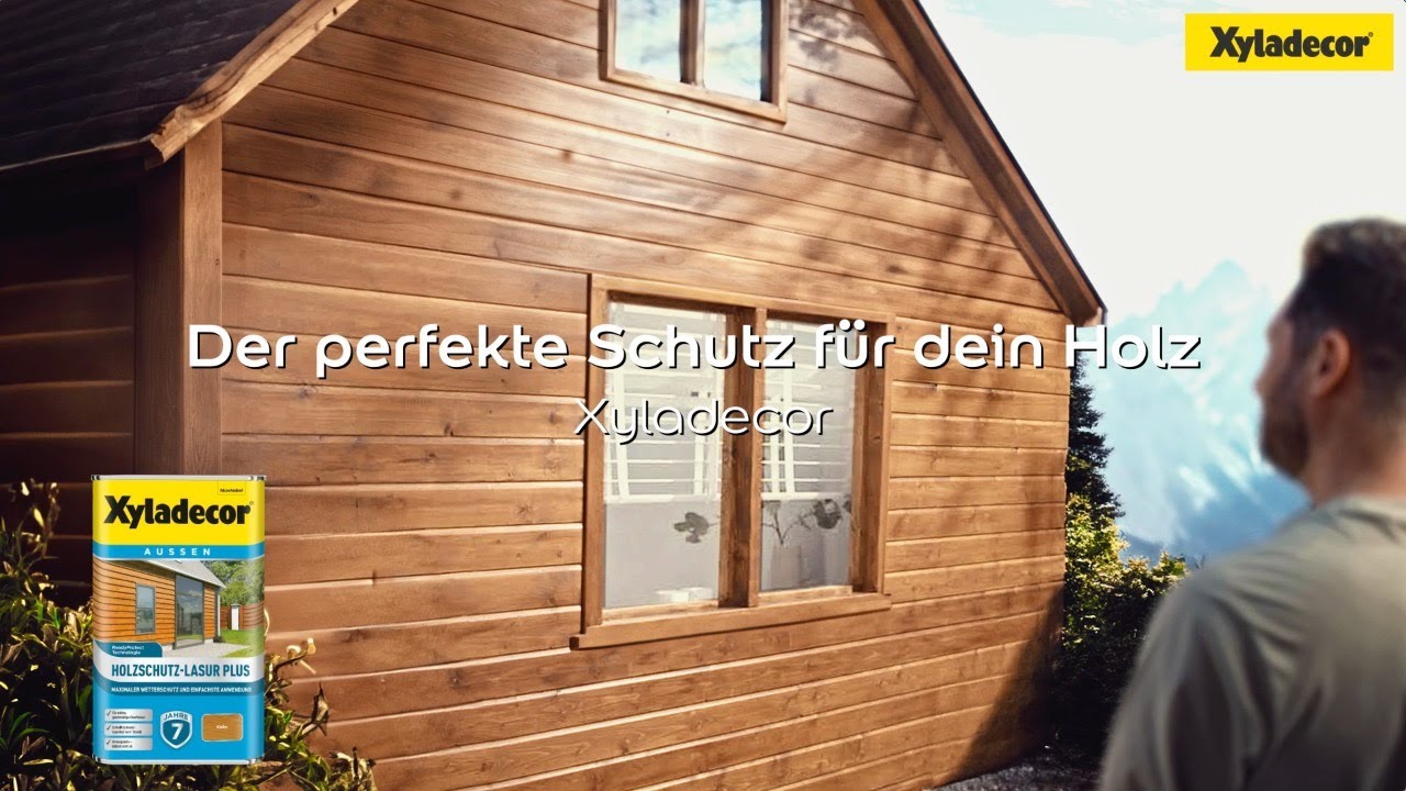 Gartenhaus bis zu 7 Jahre vor Witterung ⛈️ schützen | Holzschutz-Lasur HSL Plus
