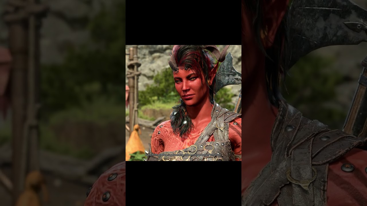 Karlach thinks Shadowheart is "a funny frog" 