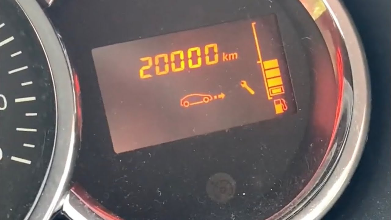 How to reset maintenance lamp of a Dacia Sandero Stepway Service clear instruction service lamp DIY